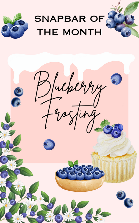 Snapbar of the Month - Blueberry Frosting